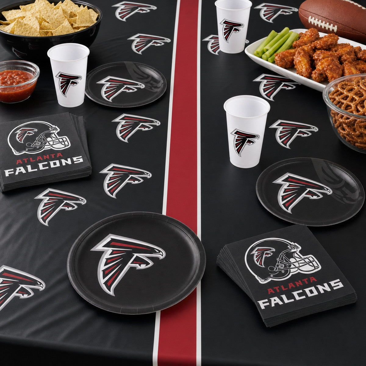 96/Case Bulk Atlanta Falcons 20 oz Plastic Cups