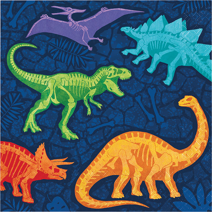 192 pc Bulk Dino Dig Luncheon Napkins