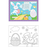 96 pc Bulk Easter Activity Placemats