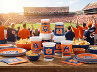 Auburn Tigers 20 Oz Plastic Cups (8/Pkg)