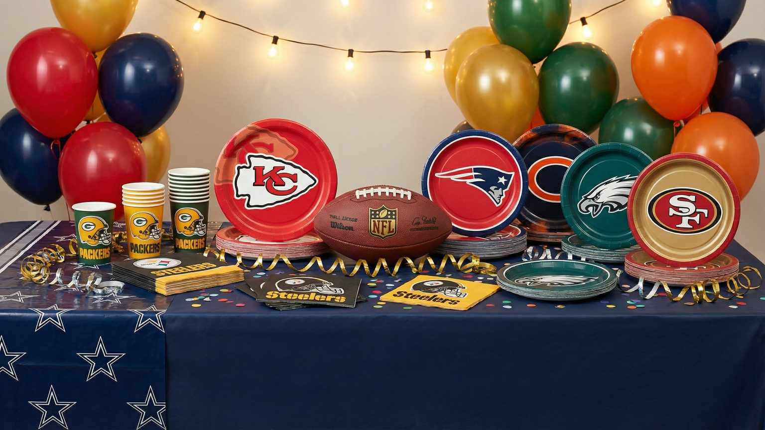 Nfl Partyware Football and NFL Team Party Decorations - Save at PartyDecorations.com