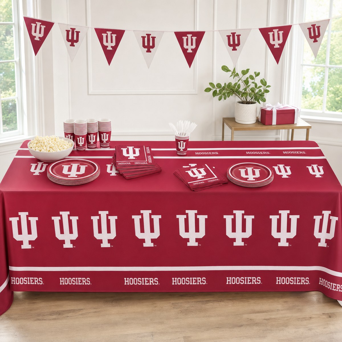 Indiana Hoosiers Paper Plates (8/Pkg)