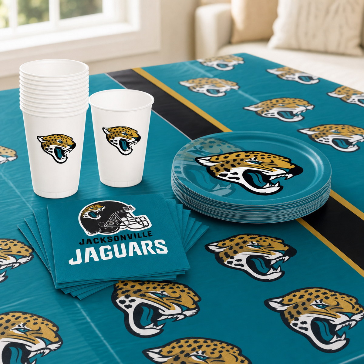 192/Case Bulk Jacksonville Jaguars Luncheon Napkins