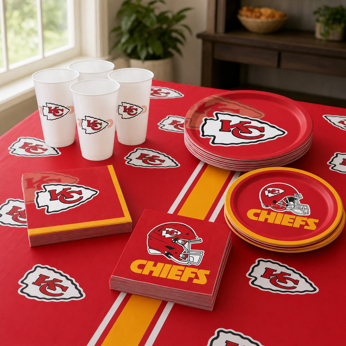 Kansas City Chiefs 8.75" Paper Plates (8/Pkg)