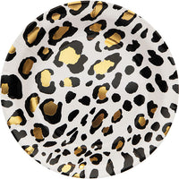 96 pc Bulk Leopard Dessert Plates