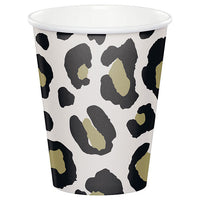 96 pc Bulk Leopard Paper Cups