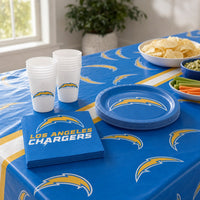 192/Case Bulk Los Angeles Chargers Luncheon Napkins