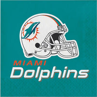 192ct Bulk Miami Dolphins Luncheon Napkins