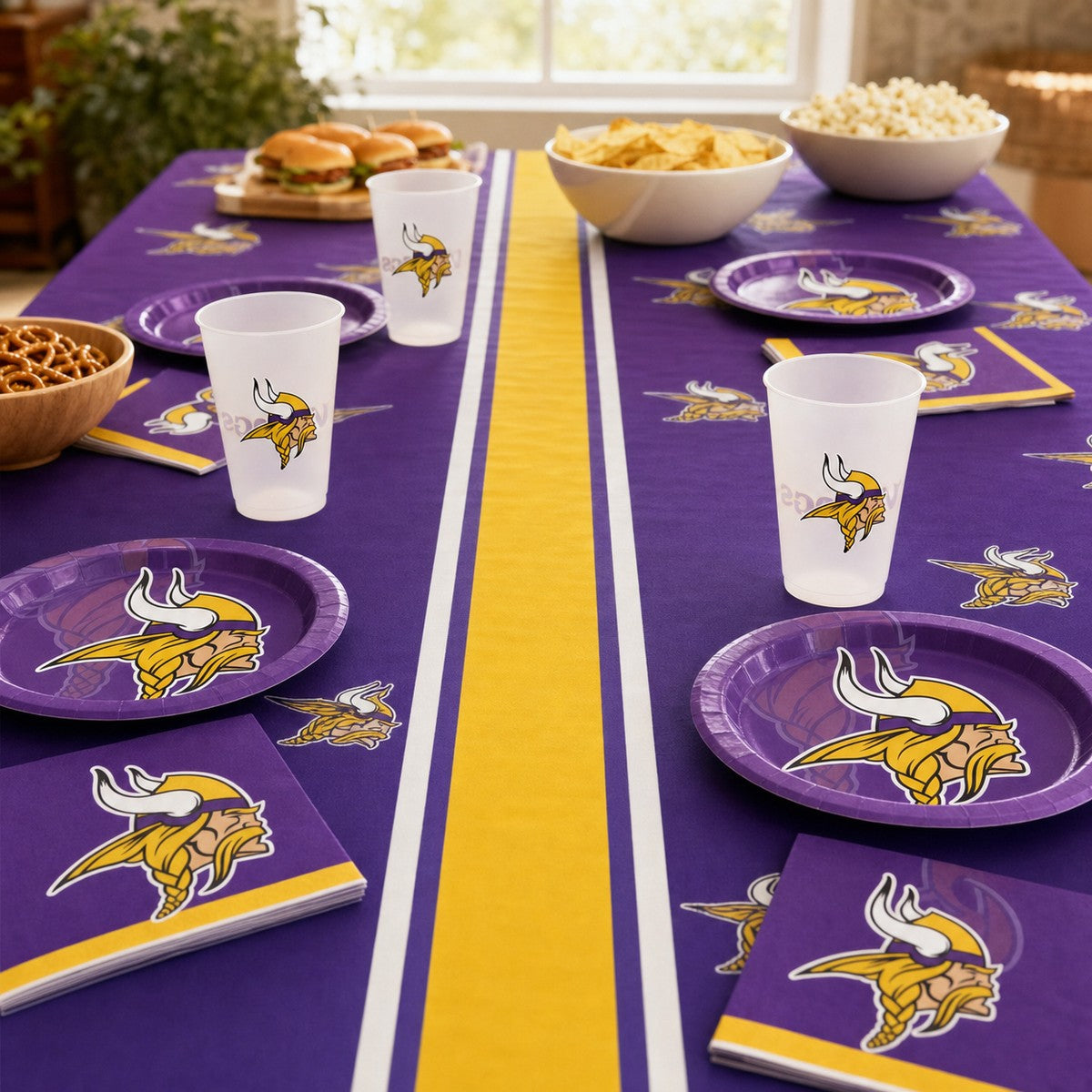 Minnesota Vikings Paper Plates (8/Pkg)
