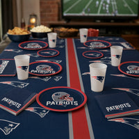 96/Case Bulk New England Patriots Dinner Plates