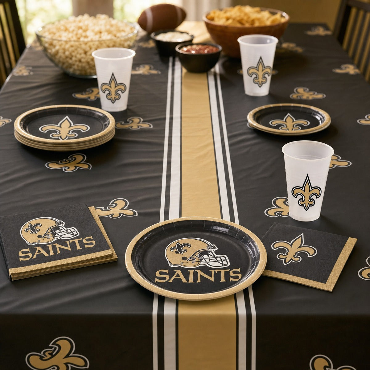 New Orleans Saints Plastic Cup, 20 Oz (8/Pkg)