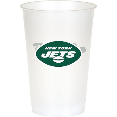 New York Jets 20 oz Plastic Cup (8/Pkg)
