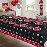 96/Case Bulk Ohio State Buckeyes Dinner Plates