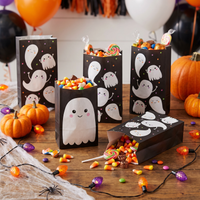 Halloween Decor Ghosts Treat Bags (20/Pkg)