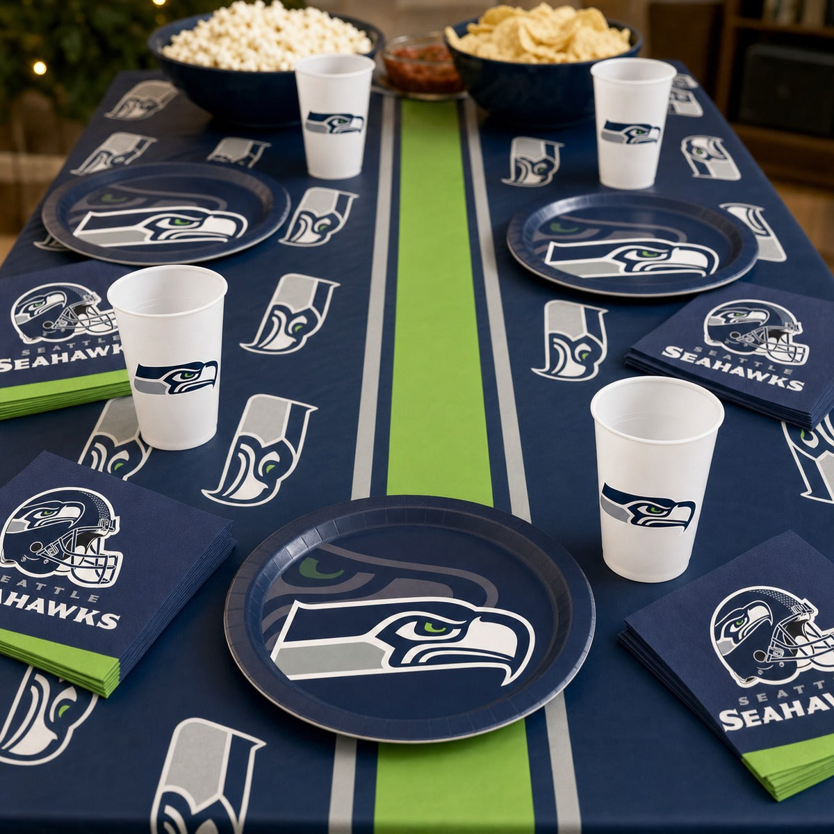 Seattle Seahawks Plastic Cup, 20 Oz (8/Pkg)