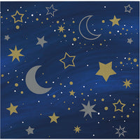 192 pc Bulk Starry Night Beverage Napkins