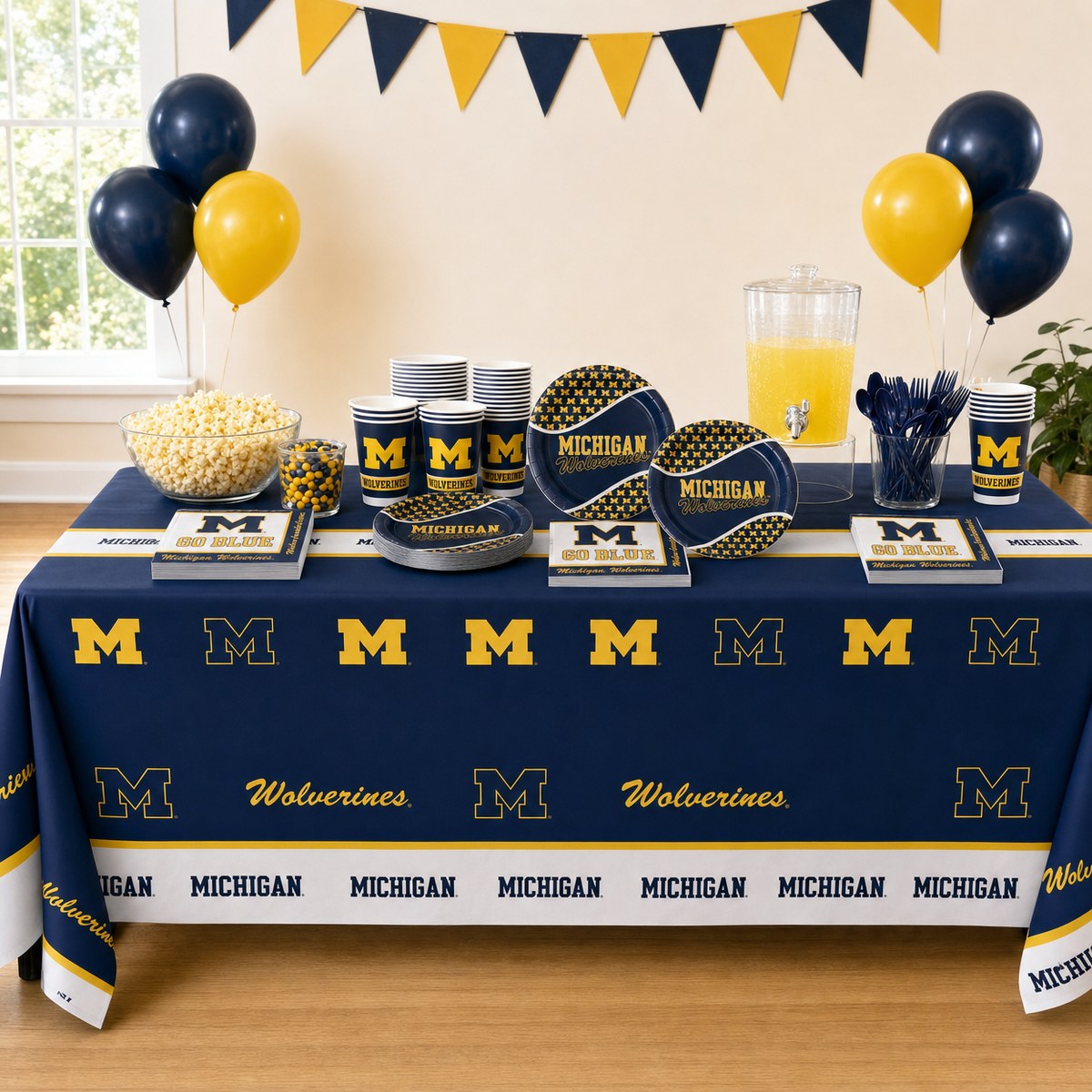Michigan Wolverines Napkins (20/Pkg)