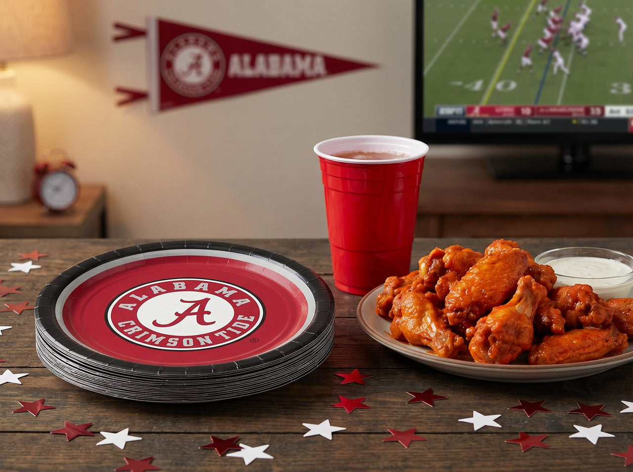Alabama Crimson Tide Paper Plates (8/Pkg)