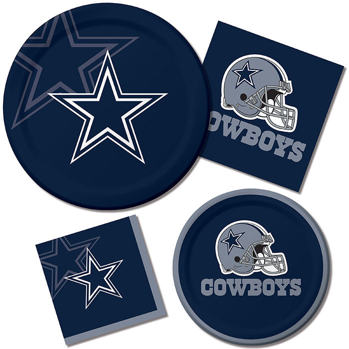 96/Case Bulk Dallas Cowboys Dessert Plates