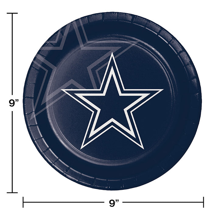 Dallas Cowboys Paper Plates (8/Pkg)