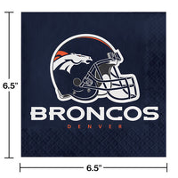 Denver Broncos Napkins (16/Pkg)