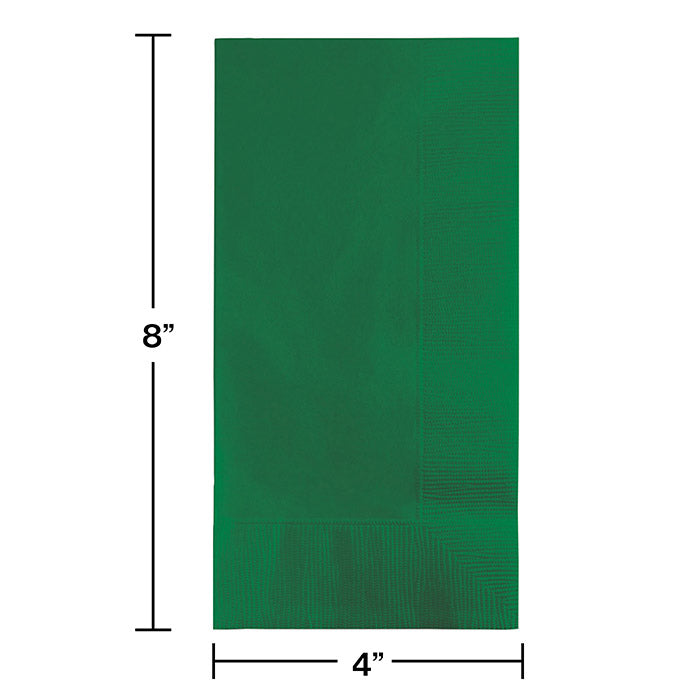 600 pc Bulk Emerald Green 2 Ply Dinner Napkins