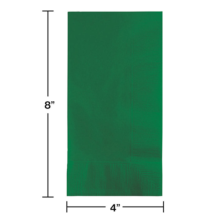 600 pc Bulk Emerald Green 2 Ply Dinner Napkins