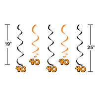 30ct Bulk 40th Birthday Dizzy Danglers