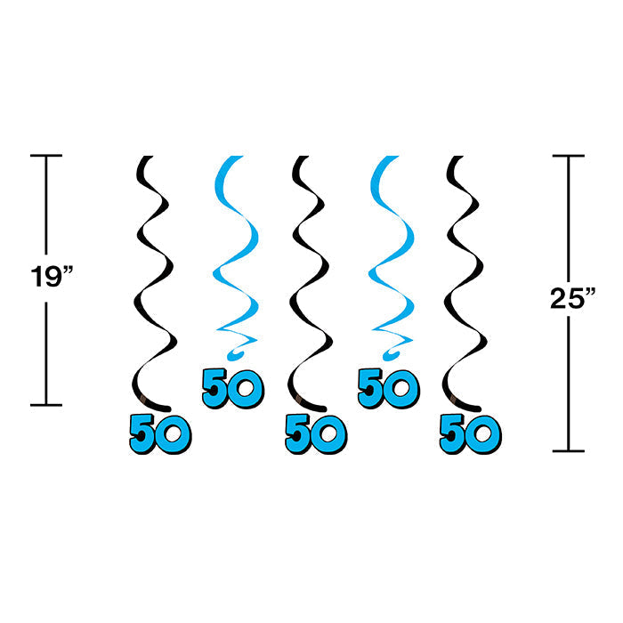 30ct Bulk 50th Birthday Dizzy Danglers