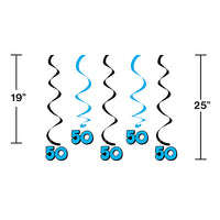 30ct Bulk 50th Birthday Dizzy Danglers