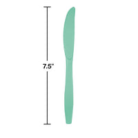 600ct Bulk Fresh Mint Green Plastic Knives
