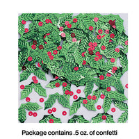 12ct Bulk Holly & Berries Confetti
