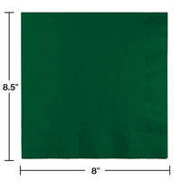 250 pc Bulk Hunter Green Dinner Napkins 3 Ply