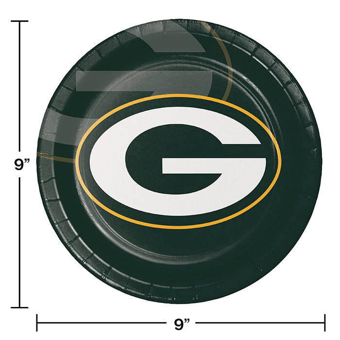 Green Bay Packers Paper Plates (8/Pkg)