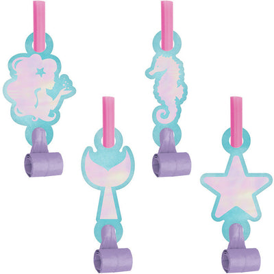 48 pc Bulk Iridescent Mermaid Party Party Blowers