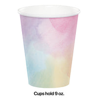 96ct Bulk Iridescent Party 9 oz Cups