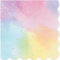 192 pc Bulk Iridescent Party Luncheon Napkins