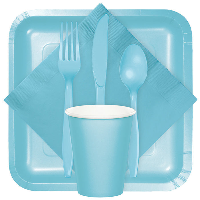 600ct Bulk Pastel Blue Bulk Plastic Forks