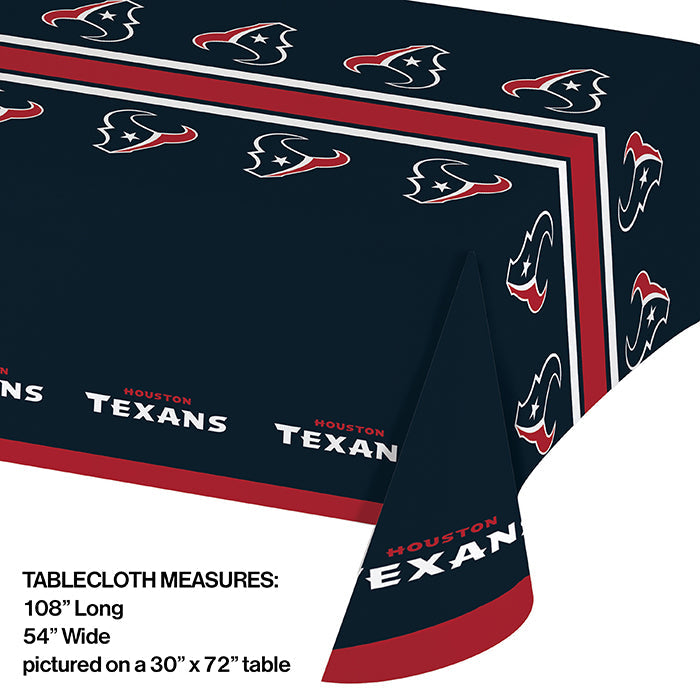 12ct Bulk Houston Texans Table Covers
