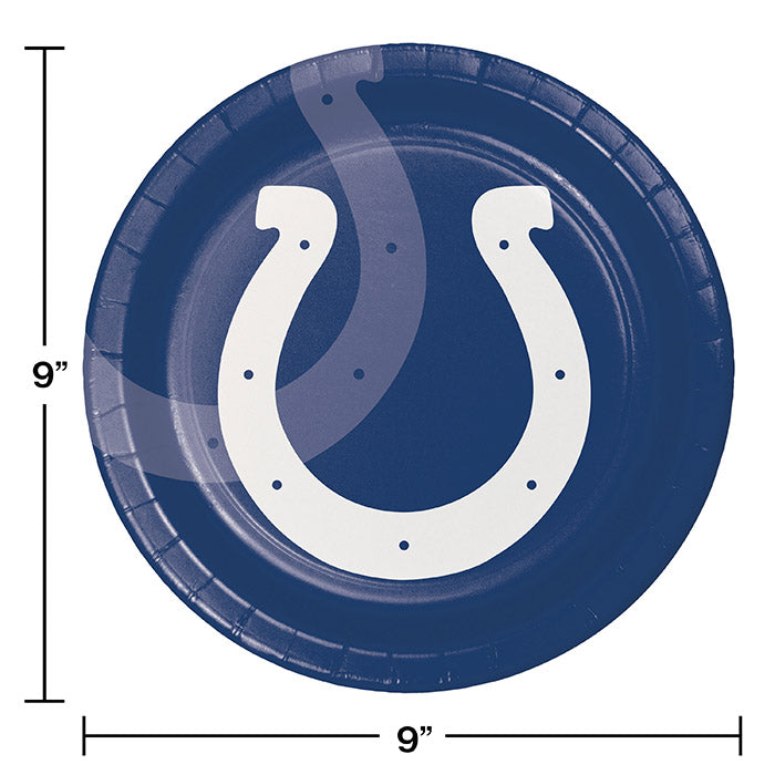 96/Case Bulk Indianapolis Colts Dinner Plates