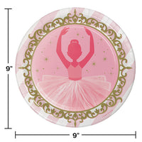 96ct Bulk Twinkle Toes Dinner Plates