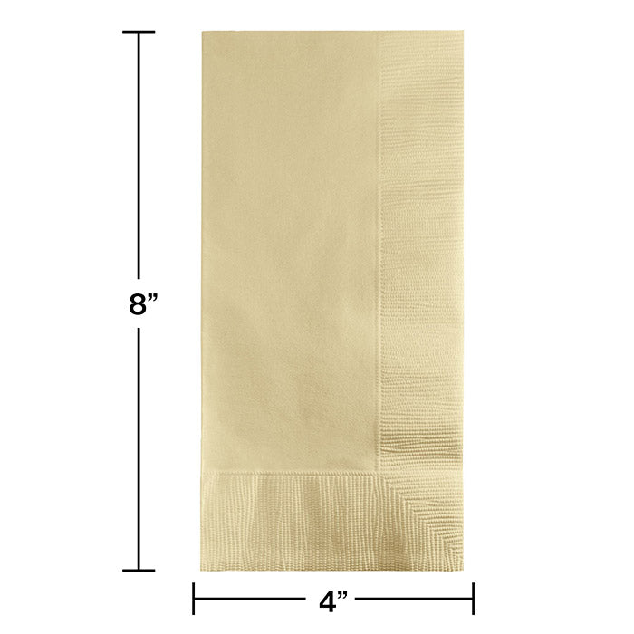 600 pc Bulk Ivory 2 Ply Dinner Napkins