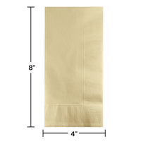 600 pc Bulk Ivory 2 Ply Dinner Napkins