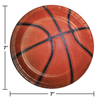 96ct Bulk Basketball Dessert Plates