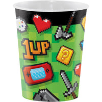12 pc Bulk Video Games Party 16 oz Favor Cups