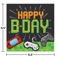 192ct Bulk Video Games Party Birthday Luncheon Napkins