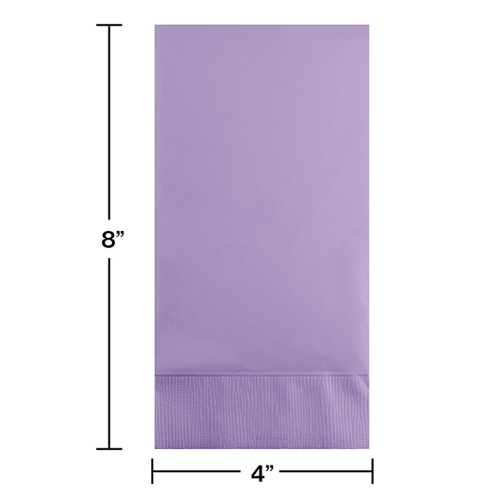 192 pc Bulk Luscious Lavender 3 Ply Guest Towels