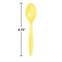 288ct Bulk Mimosa Plastic Spoons