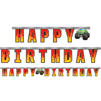 12 pc Bulk Monster Truck Banners