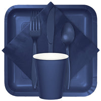 288ct Bulk Navy Plastic Forks